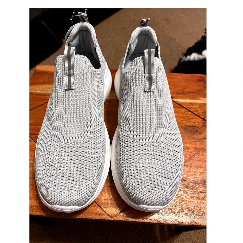 PolarPals Women's Gray‎ Slip On Knit Comfort Sneakers Size EU40/US 9.5 NWB